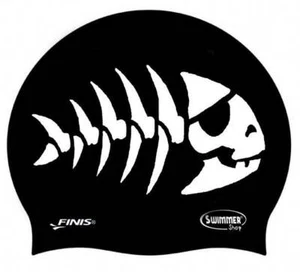 CUFFIA NUOTO SILICONE JOLLYFISH PISCINA NERA PIRATA FLYING SPAGHETTI MONSTER - Imagen 1 de 1