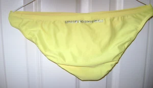 A Rare N2N yellow swim bikini, with N2N logo on rear, THIS IS A RARE FIND! MED. - Picture 1 of 5