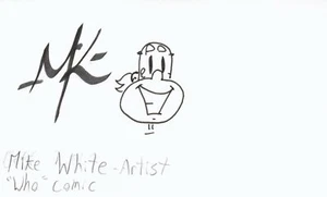Mike White Comics Artist Who Autographed Signed Index Card - Imagen 1 de 1