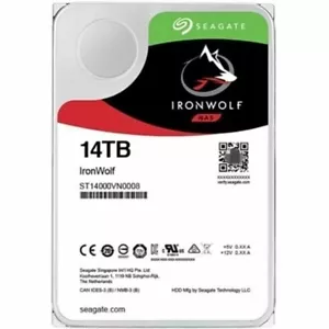 NUOVO Seagate IronWolf 14 TB 3,5" SATA 6Gb/s 7,2K NAS HDD ST14000VN0008 NUOVO - Foto 1 di 3