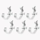 6x Stage Light Clamp Stage Lights Clamp for Arm Light Stand Spotlights Stage