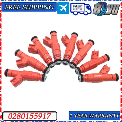 Para Ford E-350 E-450 E-550 Lincoln 4.6 5.4 6.8L 0280155917 Nuevo 8x Inyectores de Combustible Foto 1 de 4