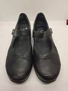 Zapatos Dansko OPAL Mary Jane para mujer 40 9,5/10 correa negra con botón de acento - Imagen 1 de 11