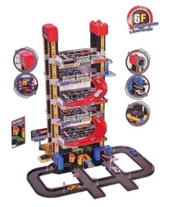 Intelligent City Parking Electronic Elevator Lights Sound 8x Cars Toy 1:64 A14 - Picture 1 of 5
