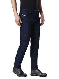 DIESEL FOURK 084HR Herren Jeans Hose W30 L32 (30/32) blau Slim Biker-Look  - Neu - Bild 1 von 10