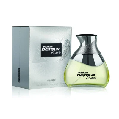 Al Haramain Detour Noir 100ml EDP - Apple, Sandalwood, Patchouli, Vanilla - Image 1 of 4