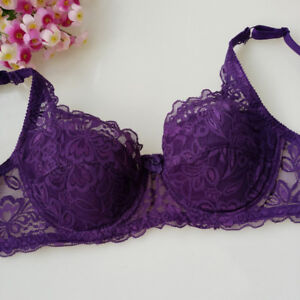 Women Sexy Lace Bra Lingerie Push Up Shaping Padded Bra Adjustable Plus Size