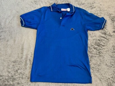 Vintage Kappa Polo Shirt Womens Small Blue Made In USA Short Sleeve Top - Image 1 of 4