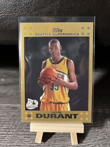 2007-08 Topps - Gold #112 Kevin Durant /2007 (RC)