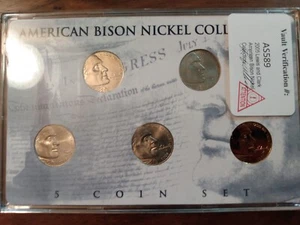 American bison nickle collection / Vault Verification #AS589 / 4 AVAILABLE!! - Picture 1 of 5