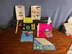 Pez Miscellaneous Lot with Convention Pins and Other Goods - Picture 1 of 7