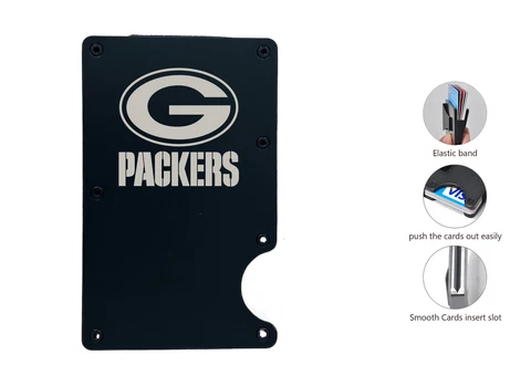 Green Bay Packers NFL Team Logo Slim Card Wallets Cover