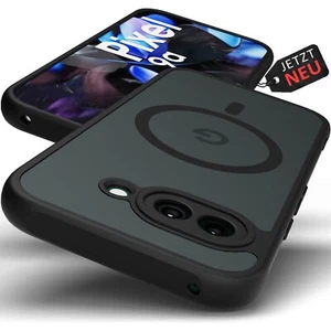 Google Pixel 9a hülle case magsafe schutzhülle handy cover Kameraschutz schwarz - Bild 1 von 8