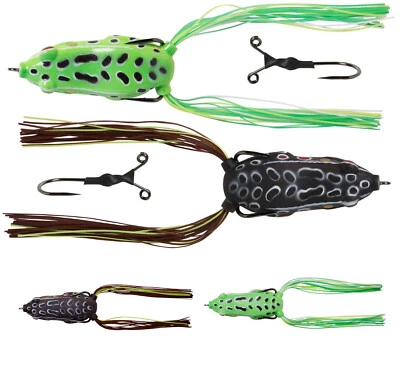 Savage 3D Walk Frog Lures Surface Floating Fishing Lure Pike Perch Bass Topwater - Image 1 of 4