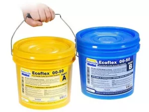Ecoflex 00-50 Platinum Silicone, One Gallon Unit, WITH PIGMENTS AND EASE RELEASE - Picture 1 of 3