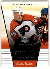 2002-03 Upper Deck Rookie Update Inspirations Mike Siklenka Rookie /1500 #147
