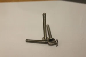 M6 x 60 mm Edelstahl Pilzkopfschrauben mit Schlitz - Bild 1 von 3