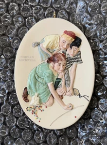 Hallmark Ornament 1997 CAMPEÓN DE CANICAS NORMAN ROCKWELL arte - Imagen 1 de 5