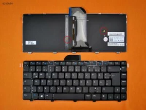 Keyboard for DELL Inspiron 14 3421 14R 5421 Vostro 2421 GLOSSY FRAME Backlit GR - Picture 1 of 3