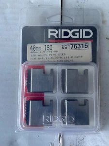 Ridgid 12R pipe dies 76315 M40 40mm ISO 1.5 TPI 0-R 11-R 00-R 111-R 12-R 30-A RH - Picture 1 of 3
