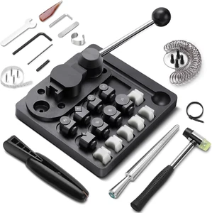 Ring Bender Ring Bending Tool for Spoon Rings Jewelry Making Kit with Nylon Dies - Picture 1 of 12