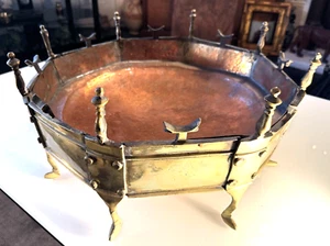 Large Rare 18th/19th Centry Copper and Brass Octogonal Islamic Brasier - Picture 1 of 8