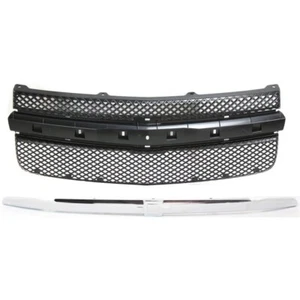 Nuevo kit de moldura de rejilla central delantera para Chevrolet Equinox 2005-2009 plástico cromado - Imagen 1 de 12