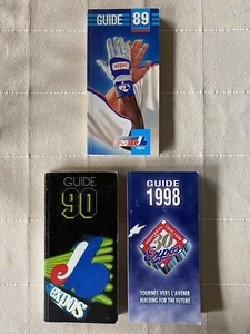 1989, 1990 und 1998 Montreal Expos MLB Baseball Guides - Bild 1 von 7