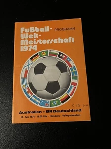 WM 1974 : Australien - Deutschland ; 18.06.74 ; Hamburg - Bild 1 von 3