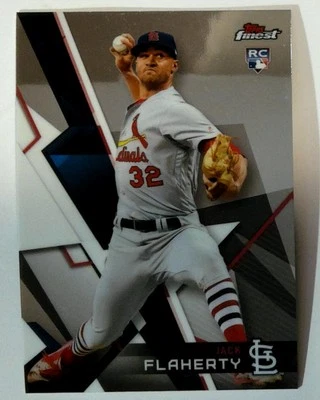 2018 Finest #14 Jack Flaherty St. Louis Cardinals RC Baseball Rookie Card - Image 1 of 2