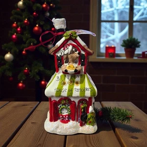 Blue Sky Clayworks Blitzen's House of Pancakes Teelichthalter Kerzenhaus - Bild 1 von 5