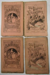 1870s Victorian Ladies’ Repository Hitchcock & Walden Literary Home Edition Lot - Picture 1 of 5
