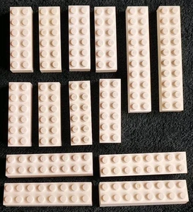 Lego 2x6 Steine weiß x14 Baustein Stück Wand Starter Konvolut 2x6 2x8 2456 - Bild 1 von 3