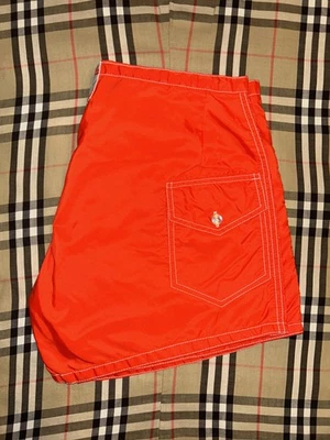 VTG Birdwell Beach Britches Men 32 Medium Orange Swim Trunk Surf Boardshorts USA - Image 1 of 4