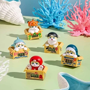 Mofusand Marine Life Meow Orologio Figura Scatola Cieca, Orologio Digitale - Foto 1 di 7