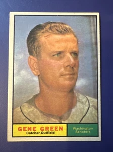 1961 TOPPS #206 GENE GREEN WASHINGTON SENATORS *FREE SHIPPING* - Picture 1 of 2