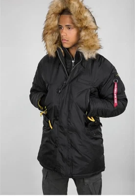 Alpha Industries PPS N3B Black Winter Parka - Image 1 of 4