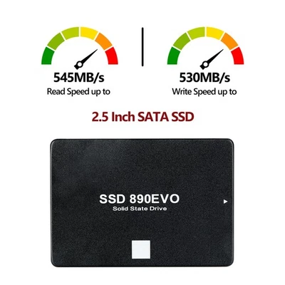 890 EVO 4TB SSD 2,5'' SATA III Interne Solid State Drive PC/MAC 560MB/s Posten - Bild 1 von 4
