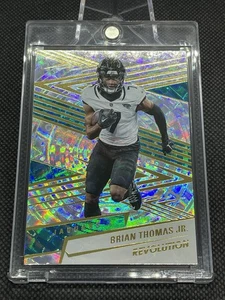2025 Panini Revolution Football Brian Thomas Jr Fractal #/99 #123 Jaguars - Picture 1 of 2