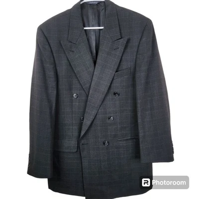 Blazer Abrigo Deportivo Doble Pecho 100% Lana Burberrys Para Hombres De Colección Talla 40 Foto 1 de 4