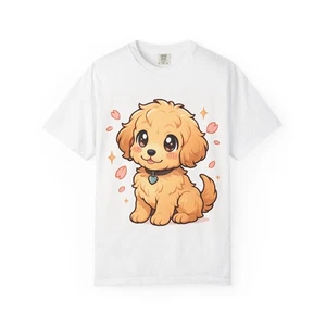 Süßes Hunde Grafik Unisex T-Shirt, entzückendes Haustier T-Shirt, Tierliebhaber Geschenk, [...] - Bild 1 von 6