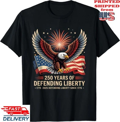 Camiseta Patriótica Ejército EE. UU. Desfile Militar 250 Aniversario 2025, Camiseta Unisex Foto 1 de 4