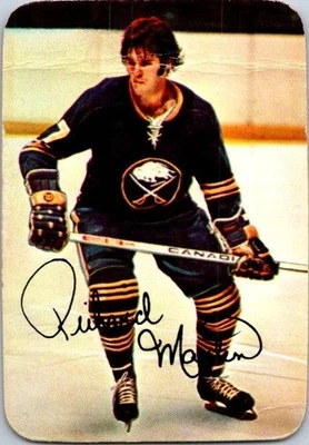 HOCKEY CARD OPC 1977 INSERT RICK MARTIN BUFFALO SABRES  NO75 - Image 1 of 2