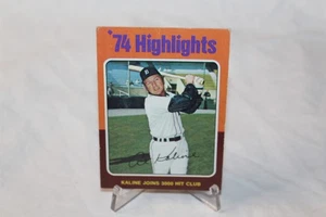 1975 Topps Baseball Regular #4 Card Al Kaline - C - Foto 1 di 14