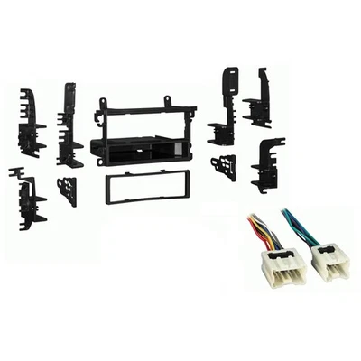 Fits Nissan Frontier 02-04 Single DIN Stereo Harness Radio Install Dash Kit - Image 1 of 3
