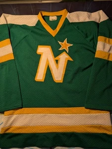 Vintage NHL 1960s Eagle Minnesota North Stars J.P. Parise Hockey Jersey, Size L - Picture 1 of 8