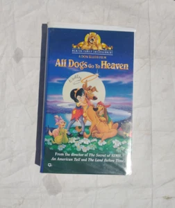 All Dogs Go To Heaven VHS Clam Shell Case 1989 MGM Entertainment - Picture 1 of 3