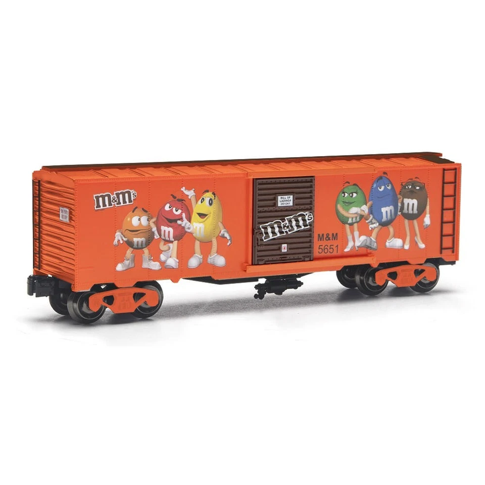 Menards Novelty O-Gauge M&M’S Orange Box Car NIB - Image 1 of 1