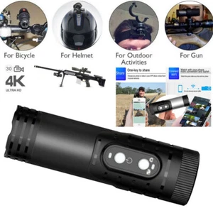 WIFI 4K HD 1080P Bike Sport Action Camera Helmet Cam Camcorder For Gun Hunting - Picture 1 of 24