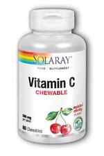 Solaray Chewable Vitamin C 500 mg 60 Chewable Tablets Natural Cherry Flavour